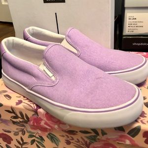Lugz Lavender Slip On Sneakers